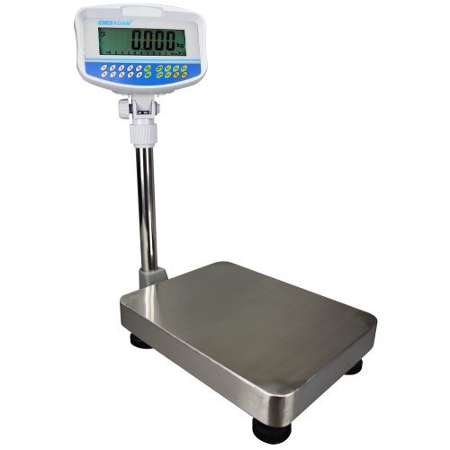 Adam Equipment GBK Mplus Approved Bench Checkweighing Scales with Pillar, 30 kg Capacity, 10 g Readability, 300 x 400 mm Pan Size - GBK 30Mplus - Click Image to Close